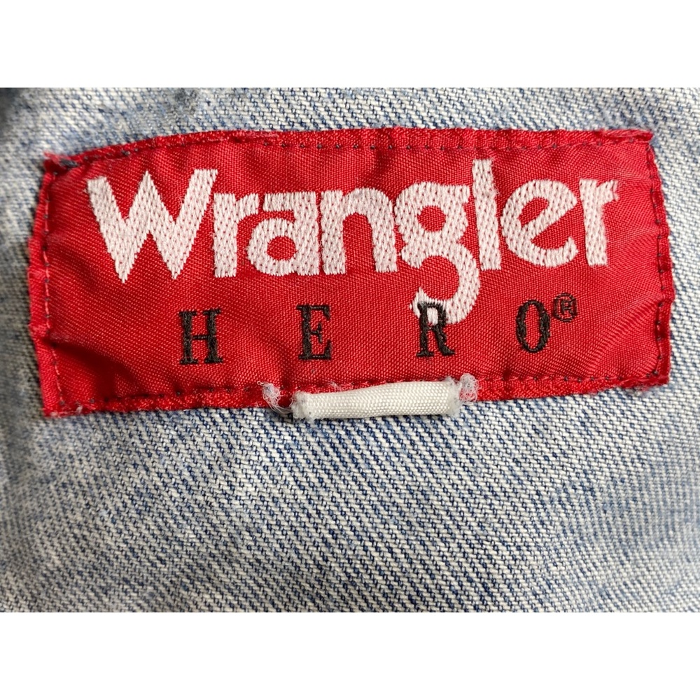 Sold-VTG WRANGLER Hero Denim Jacket - Picture 5 of 6
